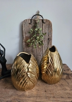 Gouden tulp vaas middel (20cm)