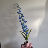 Kunstbloem Klokjes blauw (100cm)