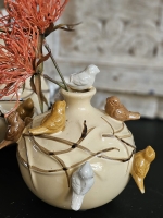 Vaas Birdy beige 18cm