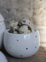 Bunny Dots &ndash; Decoratieve Voorraadpot Konijn Klein