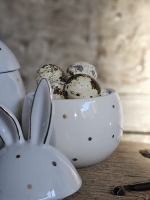 Bunny Dots &ndash; Decoratieve Voorraadpot Konijn Klein