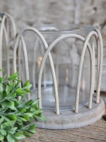 Rustic Light &ndash; Windlicht met Rotan Middel