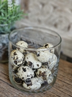 Natural Glow &ndash; Glazen Windlicht met Bladmotief